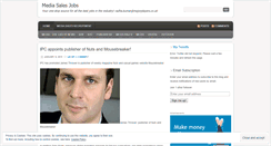 Desktop Screenshot of mediasalesjobs.wordpress.com