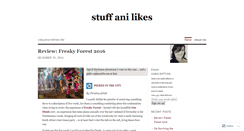 Desktop Screenshot of anilikes.wordpress.com