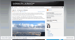 Desktop Screenshot of getbusinesswow.wordpress.com