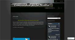 Desktop Screenshot of comunidaddelaniebla.wordpress.com