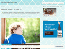 Tablet Screenshot of ericaelizabethphotography.wordpress.com