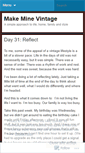 Mobile Screenshot of makeminevintage.wordpress.com