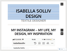 Tablet Screenshot of isabellasolliv.wordpress.com