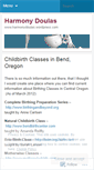 Mobile Screenshot of harmonydoulas.wordpress.com