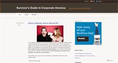 Desktop Screenshot of corporatesurvivorguide.wordpress.com