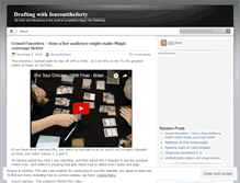 Tablet Screenshot of fourouttheforty.wordpress.com