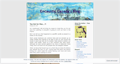 Desktop Screenshot of encausticcanada.wordpress.com