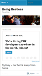 Mobile Screenshot of beingrestless.wordpress.com