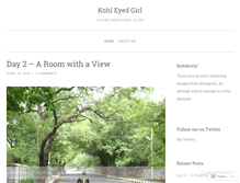 Tablet Screenshot of kohleyedgirl.wordpress.com