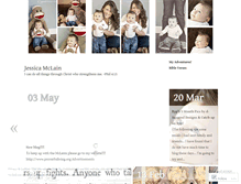 Tablet Screenshot of jessicamclaintoo.wordpress.com
