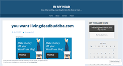 Desktop Screenshot of livingdeadgrrl.wordpress.com