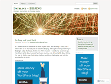 Tablet Screenshot of datelinebeijing.wordpress.com