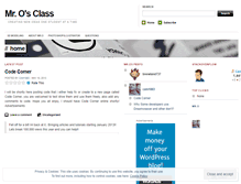 Tablet Screenshot of misteroclass.wordpress.com