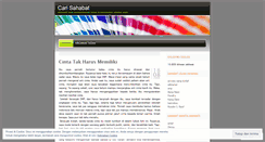 Desktop Screenshot of carisahabat.wordpress.com
