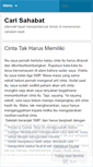 Mobile Screenshot of carisahabat.wordpress.com