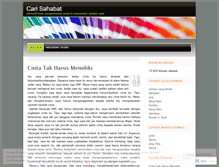Tablet Screenshot of carisahabat.wordpress.com