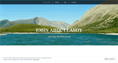 Desktop Screenshot of eminabdullasoy.wordpress.com