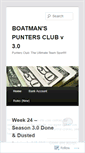 Mobile Screenshot of boatmanspuntersclub.wordpress.com