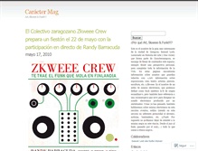 Tablet Screenshot of caractermag.wordpress.com