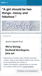 Mobile Screenshot of piekfein.wordpress.com