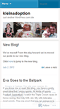 Mobile Screenshot of kleinadoption.wordpress.com