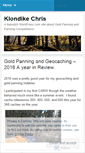 Mobile Screenshot of klondikechris.wordpress.com