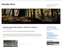 Tablet Screenshot of klondikechris.wordpress.com