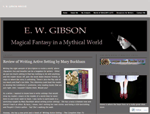 Tablet Screenshot of elizabethwatgibson.wordpress.com