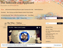 Tablet Screenshot of gottattoos.wordpress.com