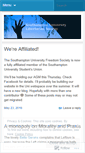 Mobile Screenshot of freesoc.wordpress.com