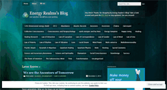 Desktop Screenshot of energyrealms.wordpress.com