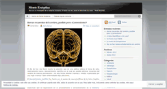 Desktop Screenshot of menteesceptica.wordpress.com