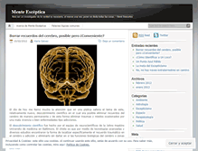 Tablet Screenshot of menteesceptica.wordpress.com
