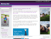 Tablet Screenshot of mommyfied.wordpress.com