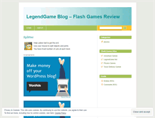 Tablet Screenshot of legendgame.wordpress.com