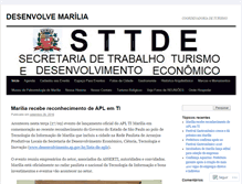 Tablet Screenshot of desenvolvemarilia.wordpress.com