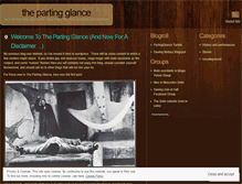 Tablet Screenshot of partingglance.wordpress.com