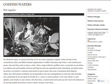 Tablet Screenshot of codfishwaters.wordpress.com