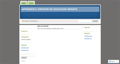 Desktop Screenshot of cenfopeducacaoinfantil.wordpress.com