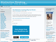 Tablet Screenshot of distinctivecoaching.wordpress.com