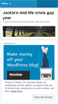 Mobile Screenshot of midlifecrisisgapyear.wordpress.com