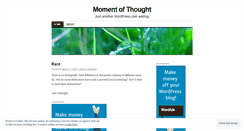 Desktop Screenshot of momentofthought.wordpress.com