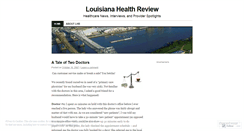 Desktop Screenshot of louisianahealthreview.wordpress.com