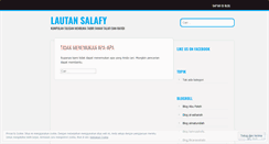 Desktop Screenshot of lautansalafy.wordpress.com