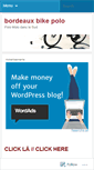 Mobile Screenshot of bordeauxbikepolo.wordpress.com