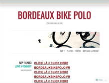 Tablet Screenshot of bordeauxbikepolo.wordpress.com