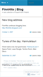 Mobile Screenshot of finnhits.wordpress.com