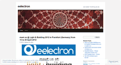 Desktop Screenshot of eelectron.wordpress.com