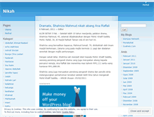 Tablet Screenshot of nikah.wordpress.com