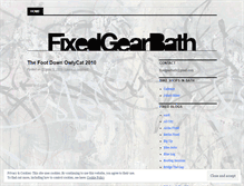 Tablet Screenshot of fixedgearbath.wordpress.com